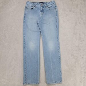 Bandolinoblu Jeans Womens Size 8 Medium Wash Denim Mandie Classic Fit Straight